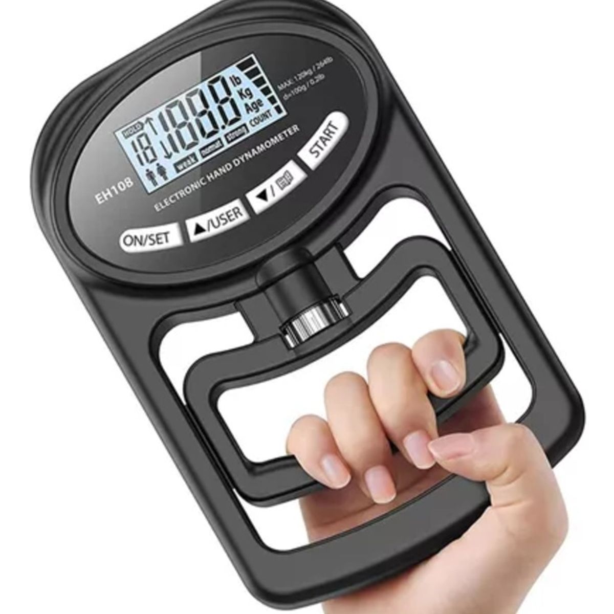 GENERICO - Dinamómetro Digital Medidor de Fuerza Agarre de Mano