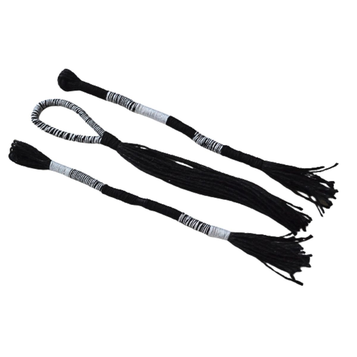 WITRALUN SOUTH AMERICA HANDMADE CRAFT - 3 unidades de pinceles decorativos negros con gris perla