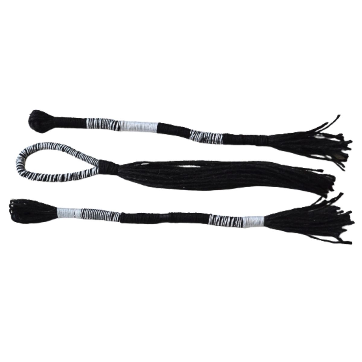 WITRALUN SOUTH AMERICA HANDMADE CRAFT - 3 unidades de pinceles decorativos negros con gris perla