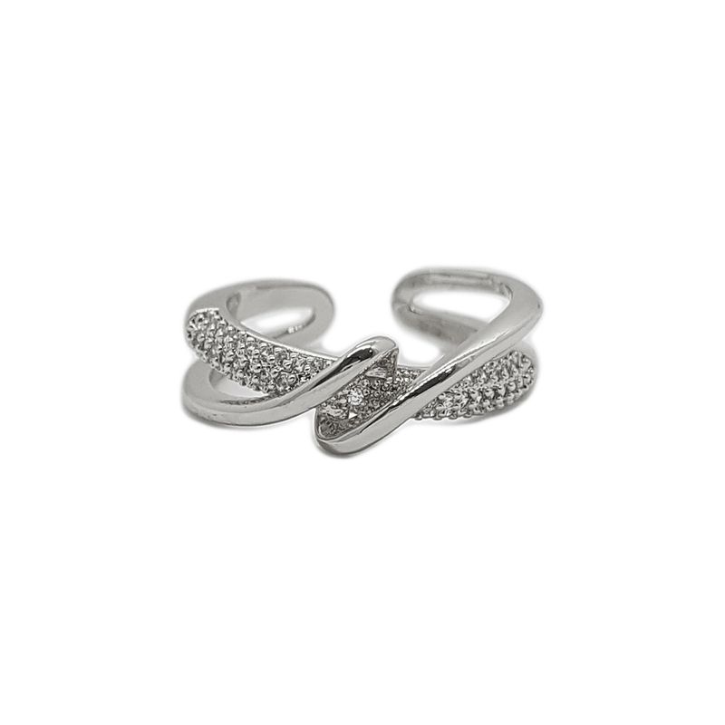 GENERICO - Anillo Mujer Ajustable Fantasia Entrelazos