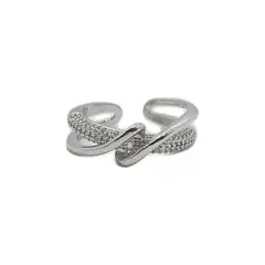GENERICO - Anillo Mujer Ajustable Fantasia Entrelazos