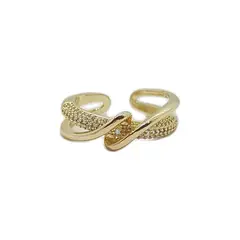 GENERICO - Anillo Mujer Ajustable Fantasia Entrelazos