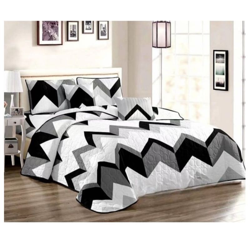 GENERICO - Cubrecama Quilt Verano 2 Plazas Diseños Estampados