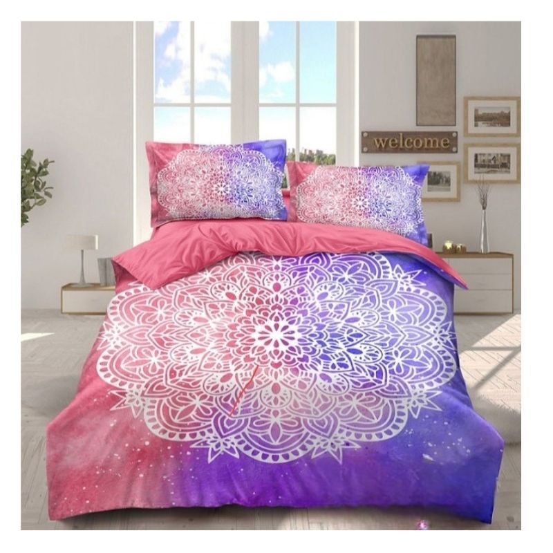 GENERICO - Cubrecama Verano Quilt Diseños Estampados 2 Plazas
