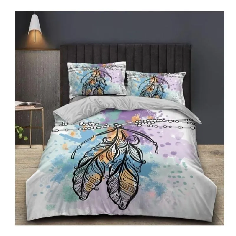 GENERICO - Cubrecama Verano Quilt Diseños Estampados 2 Plazas