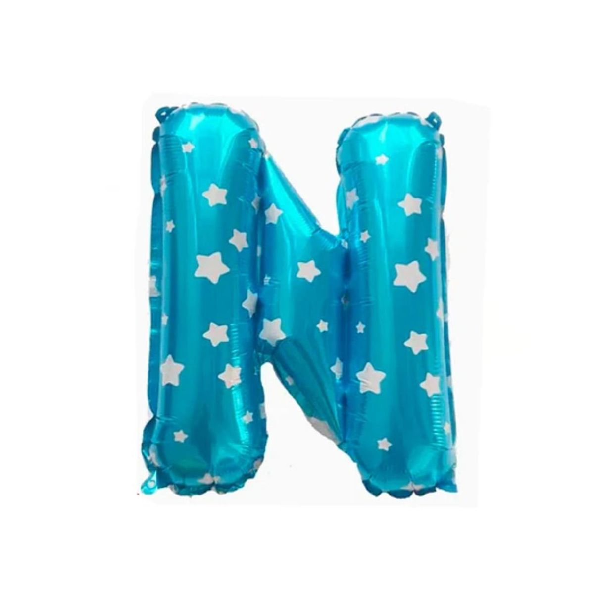GENERICO - Globo letra "N" Azul 16 Pulgadas