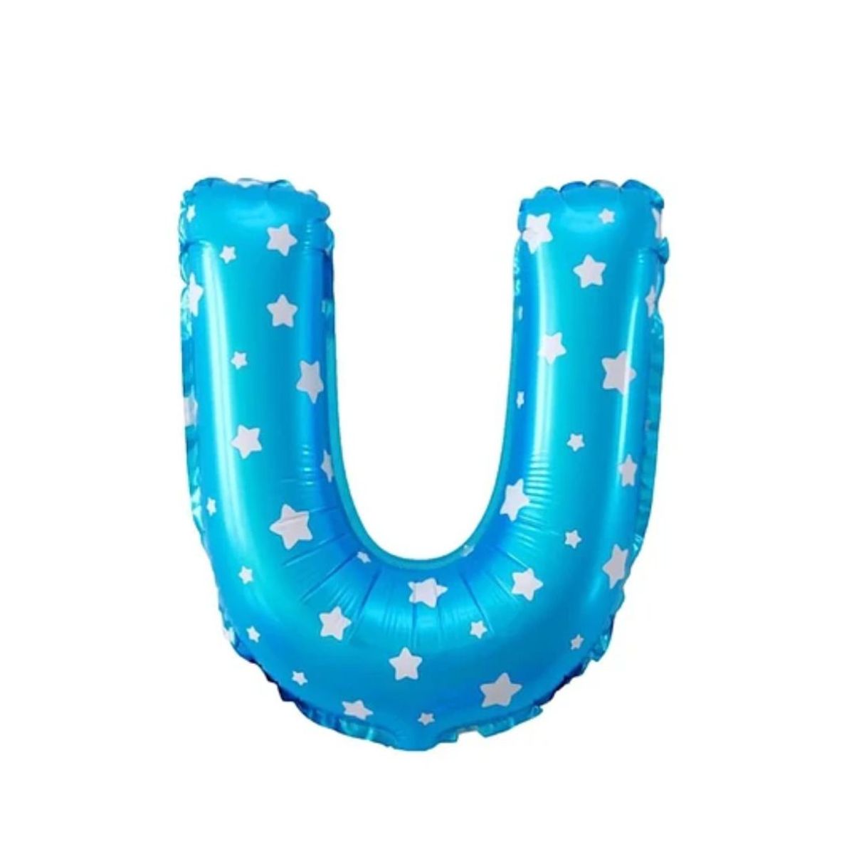 GENERICO - Globo letra "U" Azul 16 Pulgadas