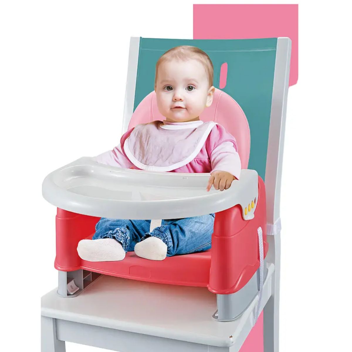 KIDSCOOL - Silla Elevador Easy Rosada