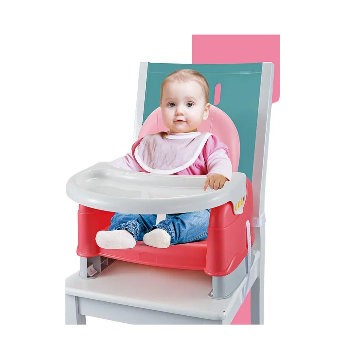 KIDSCOOL - Silla Elevador Easy Rosada