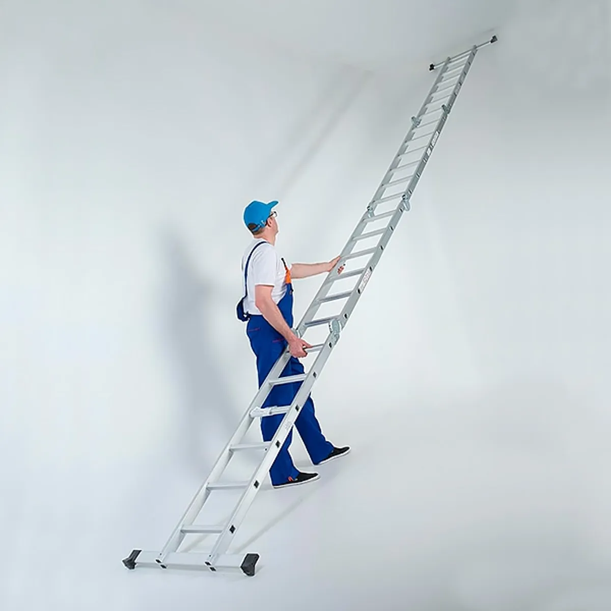 SDFIT - Escalera Aluminio Multiproposito 7,2 mt - 24 Peldaños - JZ906-6F