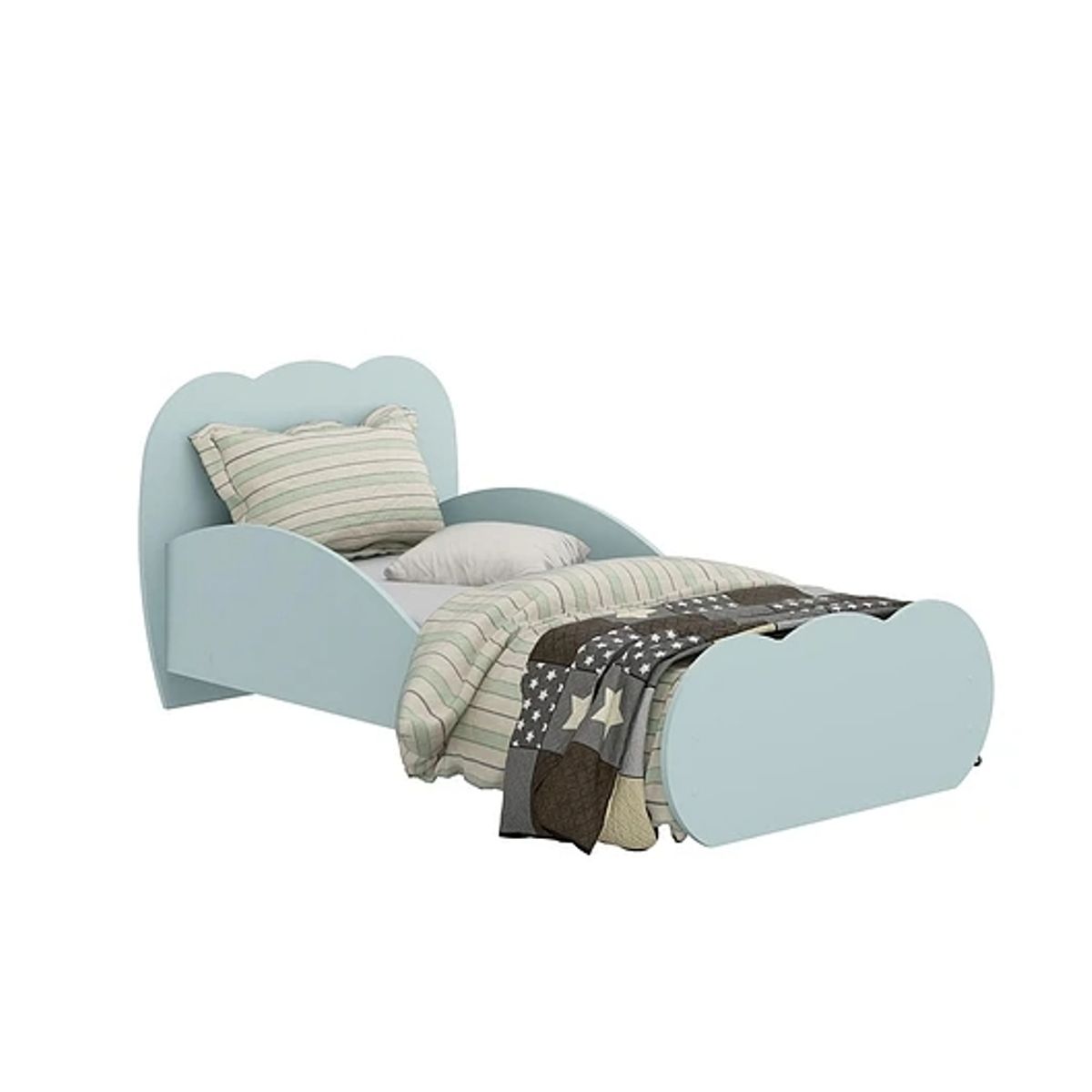 KIDSCOOL - Mini Cama Nube Celeste Premium