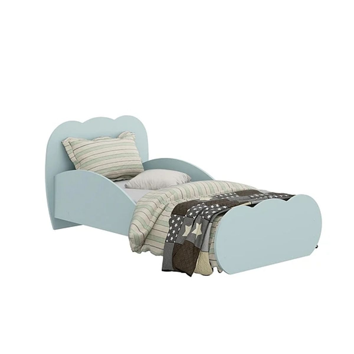 KIDSCOOL - Mini Cama Nube Celeste Premium