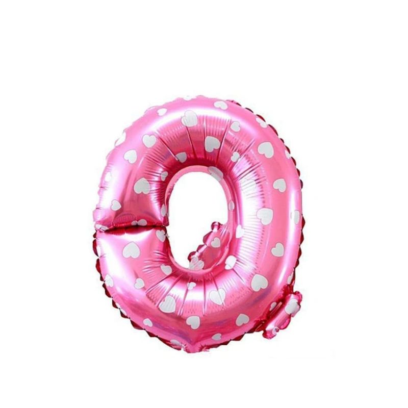 GENERICO - Globo letra "Q" Rosa 16 Pulgadas