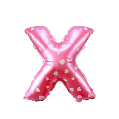 GENERICO - Globo letra "X" Rosa 16 Pulgadas