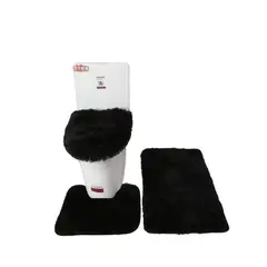 GENERICO - Set De Baño 3 Piezas Alfombras Peludas Antideslizante