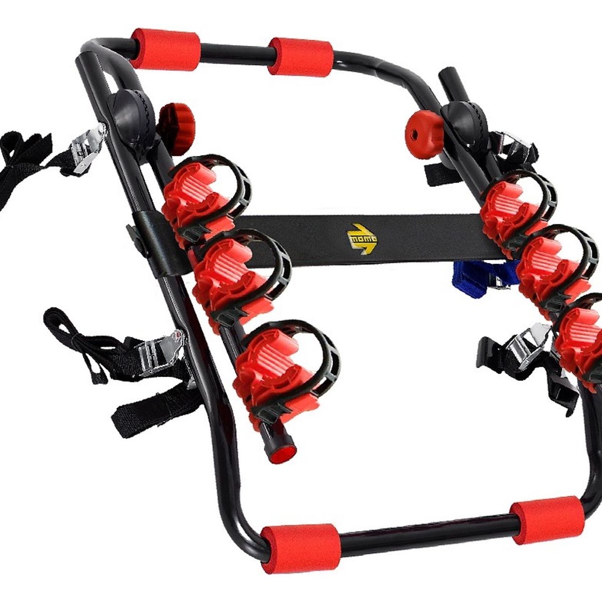 MOMO - Porta Bicicletas Momo Original 3 Bicis Auto Hatchback Suv