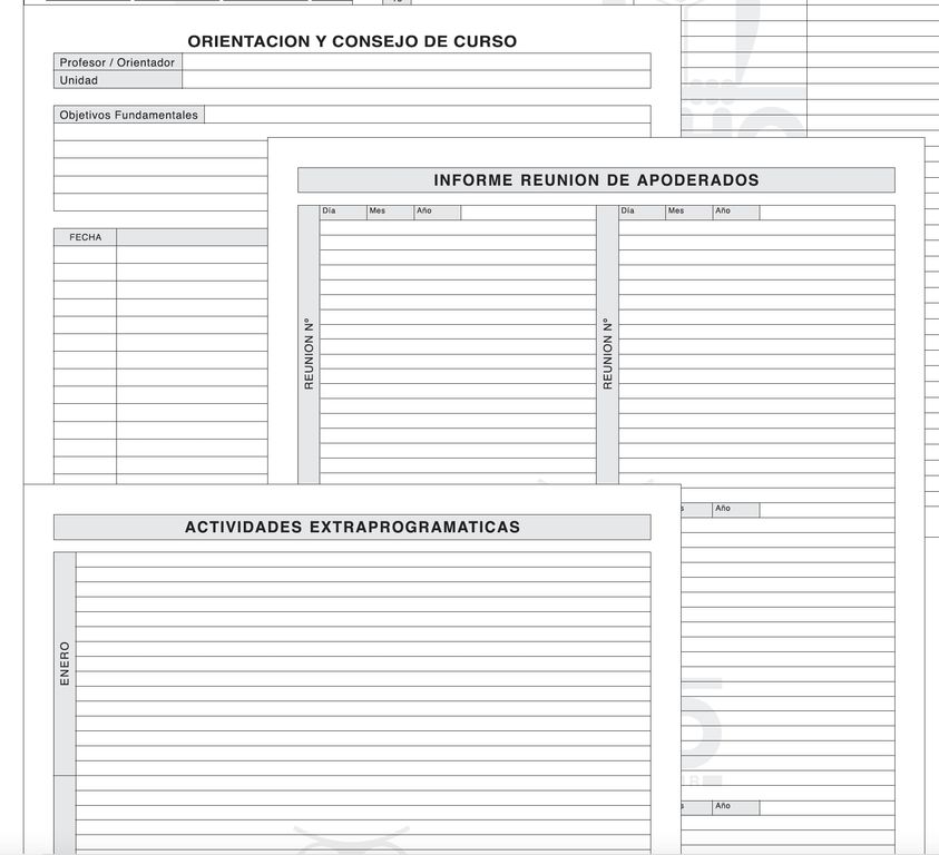 Libro de Clases Buho Ensenanza Media Humanista - Cientif 18asg