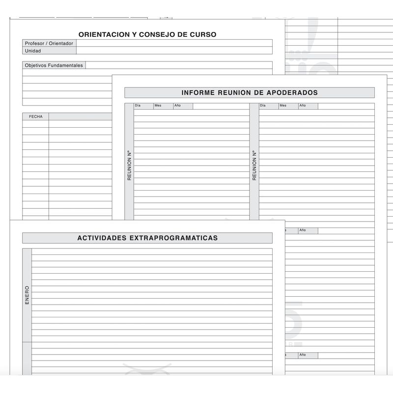GENERICO - Libro de Clases Buho Enseñanza Media Humanista - Cientif 18asg