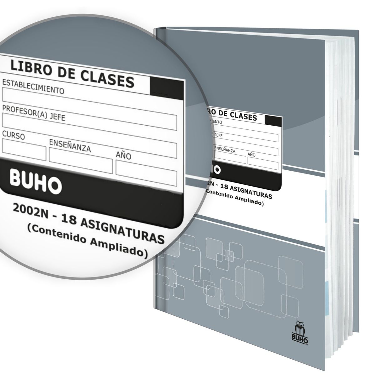 GENERICO - Libro de Clases Buho Enseñanza Media Humanista - Cientif 18asg
