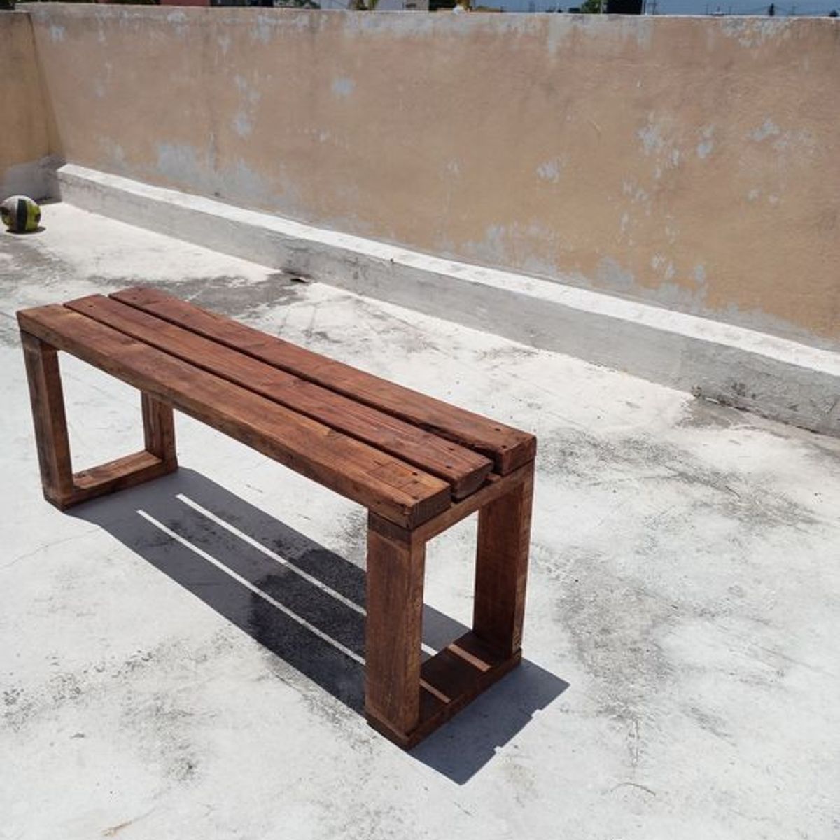 GENERICO - Banca 100 De Madera De Pino 100cm De Largo.