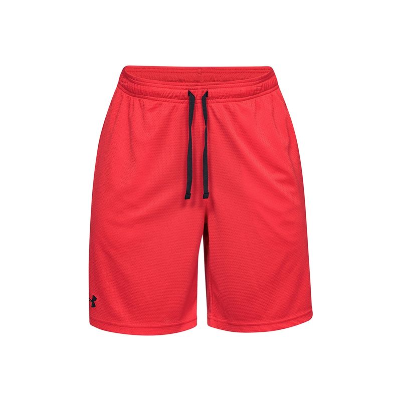 UNDER ARMOUR - Shorts de malla UA Tech para hombre Rojo UNDER ARMOUR