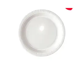 GENERICO - Plato Carton Blanco 18*18CM 20 Unidades
