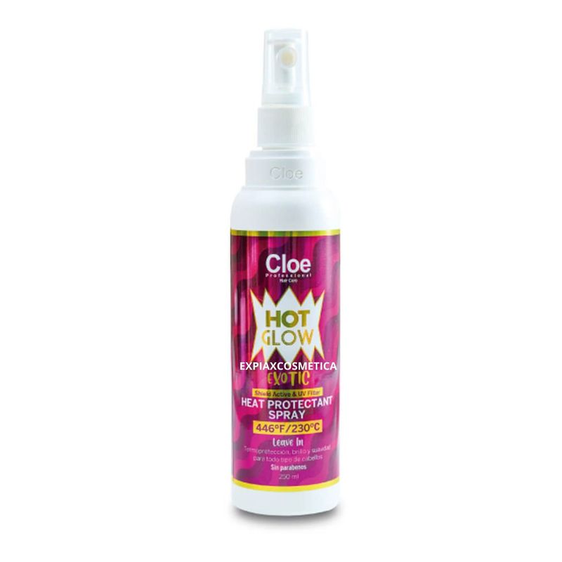 CLOE - Protector Térmico Hot Glow Exotic 250ml Cloe Aroma a Frutas Suavidad