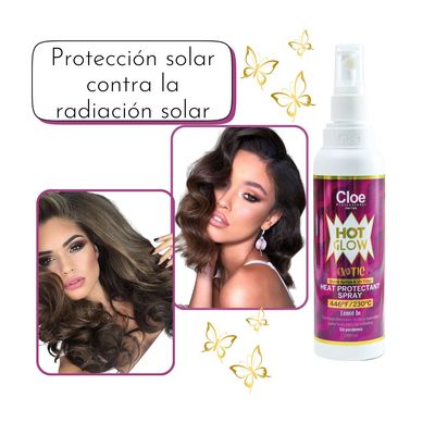 Imagen 2 del producto Protector Térmico Hot Glow Exotic 250ml Aroma a Frutas Suavidad Antifrizz Brillo Filtro UV