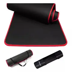 GENERICO - Mat Yoga Colchoneta Ejercicio 10mm Borde Tela bolso correa