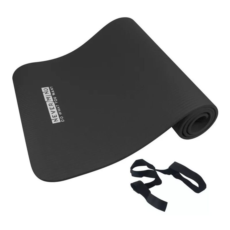 GENERICO - Mat Yoga Resistente Pilates Extra Grueso 15mm  Correa