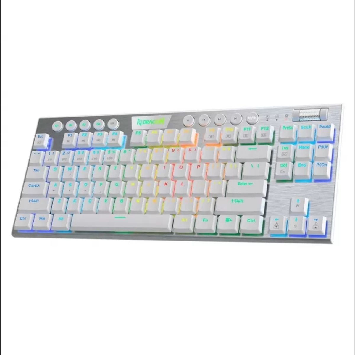 REDRAGON - Teclado Gamer Inalámbrico Redragon K621w Horus Tkl Sw Red