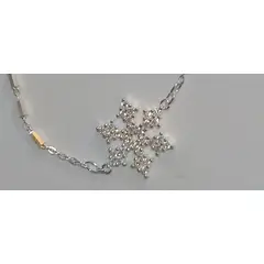 GENERICO - PULSERA COPO DE NIEVE PLATA 925