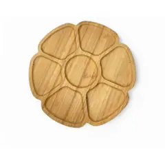 GENERICO - Pack de 4 elegantes bandejas De Madera PREMIUM