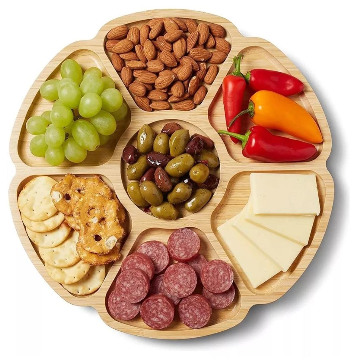 GENERICO - Pack de 4 elegantes bandejas De Madera PREMIUM