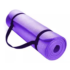 GENERICO - Mat Yoga 10 Mm Alfombra Resistente Gruesa Morado