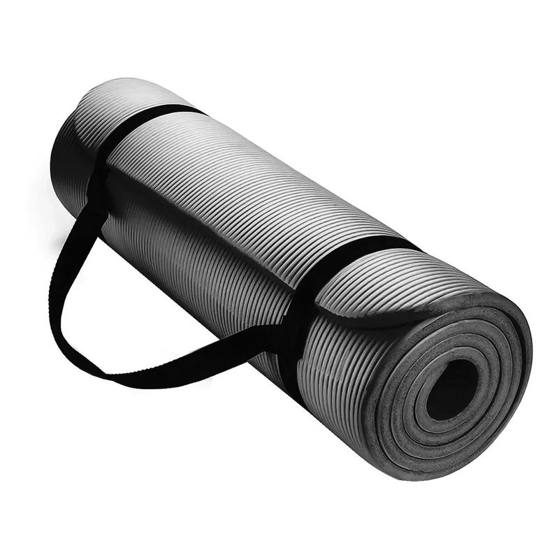 GENERICO - Mat Yoga 10 Mm Alfombra Resistente Gruesa Negro