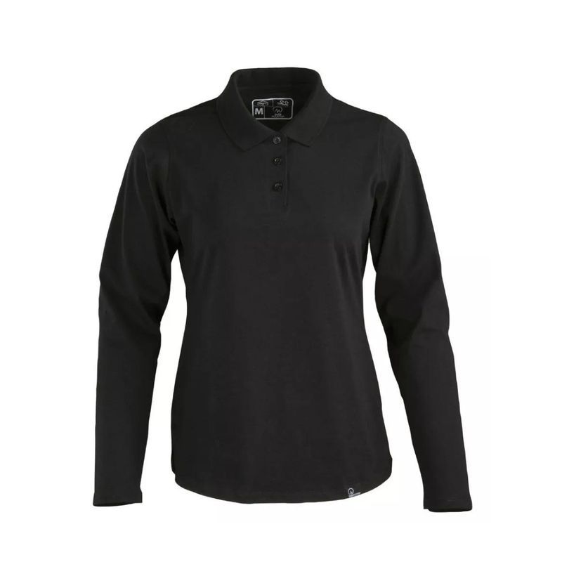 T WORLD - Polera Polo Dryfresh Manga Larga Mujer
