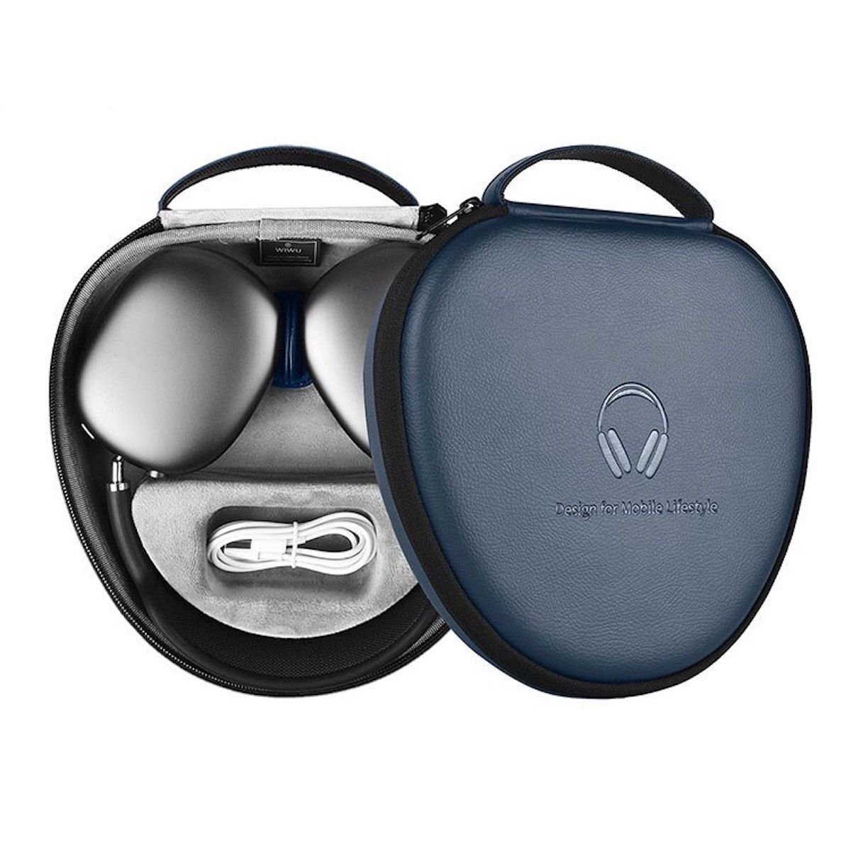 GENERICO - Estuche Almacenamiento Smart Rígido Para AirPods Max Azul