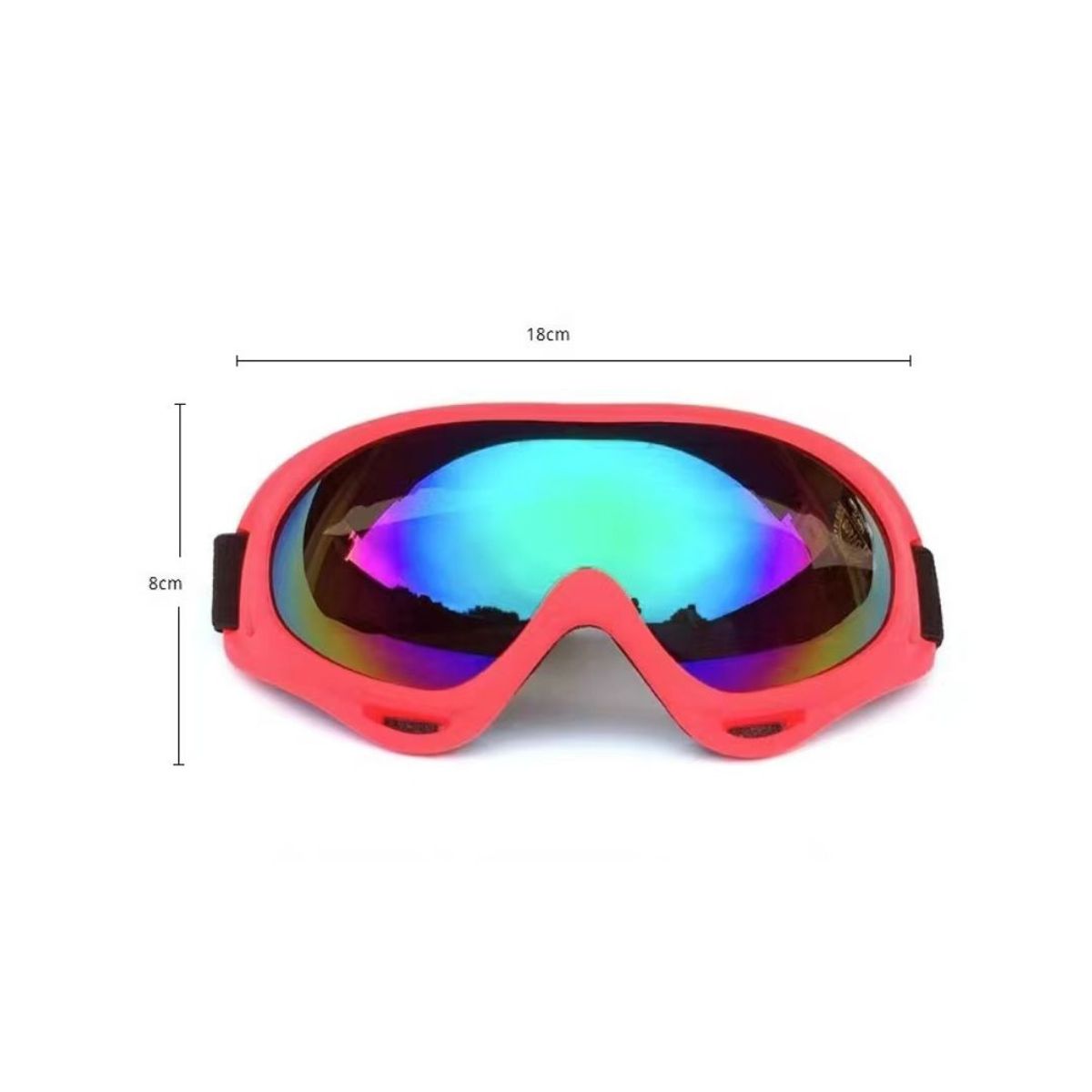 BABYLUNA - Lentes Antiparras Deportivas Outdoor con Protección UV Rojo