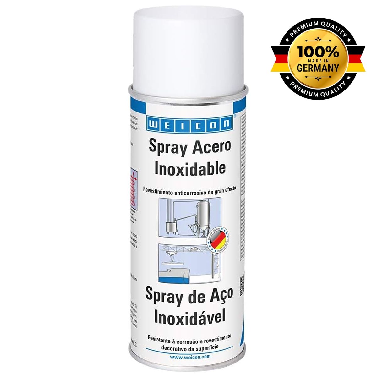 WEICON - Spray Anticorrosivo De Acero Inoxidable 400 Ml