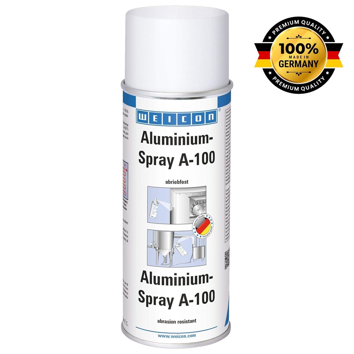 WEICON - Spray Anticorrosivo De Aluminio 400 Ml Resistente A La Abrasión