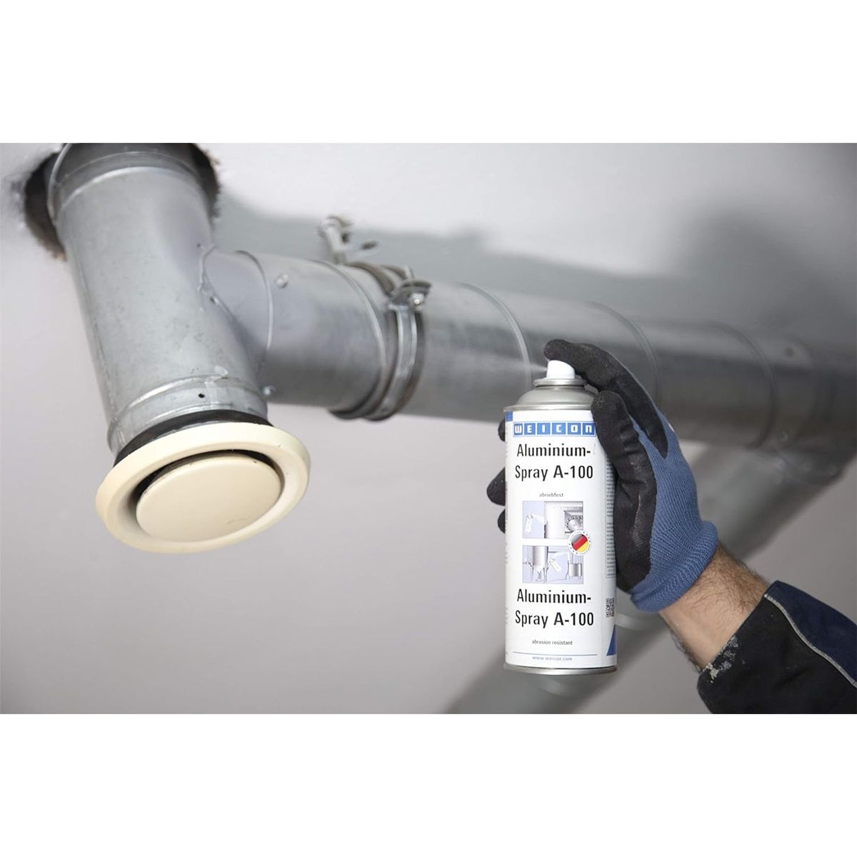 WEICON - Spray Anticorrosivo De Aluminio 400 Ml Resistente A La Abrasión