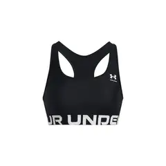 UNDER ARMOUR - Sostén dep HeatGear® Armor Mid mujer Negro