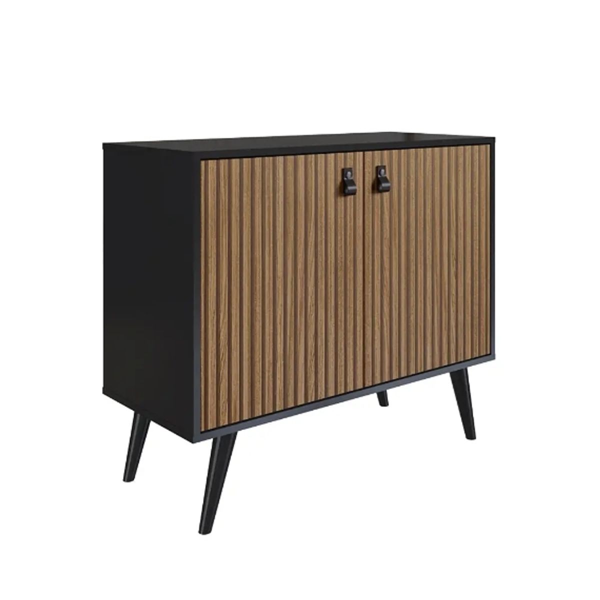BE DESIGN - BUFFET AMBER 2 PUERTAS NEGRO MATE/BRISE - 3005.0002