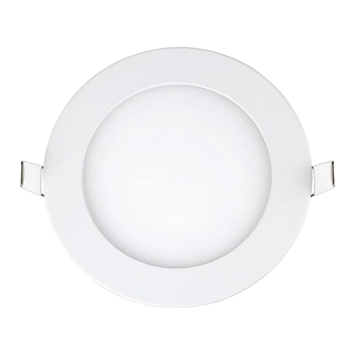 AVC - Pack 10 Panel Redondo LED Basic Embutido 18W Cálido