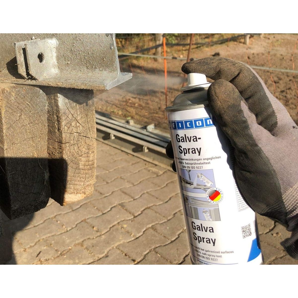 WEICON - Spray Galvanizado En Frio 400 Ml Anticorrosivo