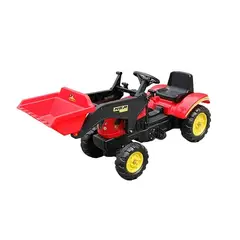 KIDSCOOL - RETROEXCAVADORA A PEDAL ROJA - - 3003