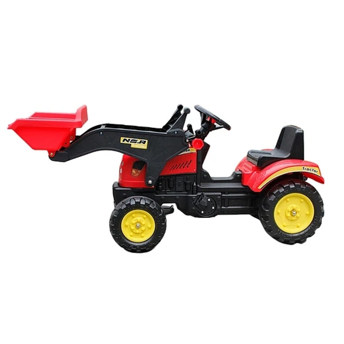 KIDSCOOL - Retroexcavadora A Pedal Roja