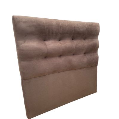 Imagen 2 del producto Respaldo De Cama 1.5 Plaza Valencia Felpa Café