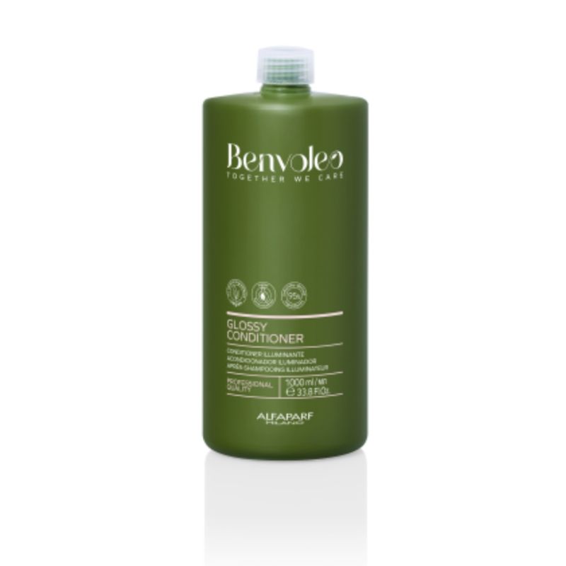 ALFAPARF MILANO - ACONDICIONADOR ILUMINADOR BRILLO BENVOLEO VEGANO ALFAPARF 1000 ML..-